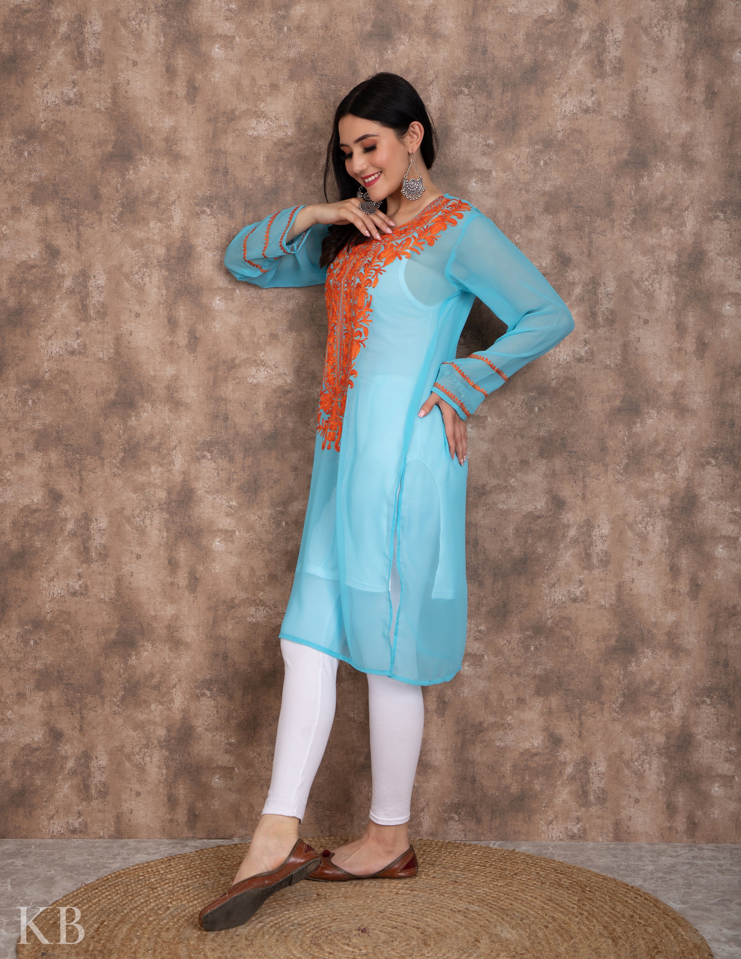 latest 50 Types of Georgette Kurti & Kurta Designs For Different Occasions  (2022) - Tips and Beauty | Abiti